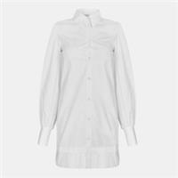 Off White Womens Pleat Shrt Dress Short Sleeve T-shirt - 6 Regular