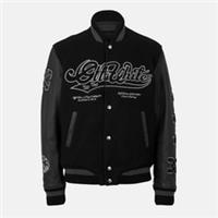 Off White Mens Tyre Mn Jacket Outerwear Long Sleeve Leather - S Regular