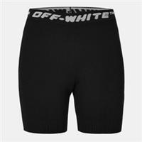Off White Womens Band Shorts Knitted - 12 Regular
