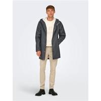 Only Mens Coat Rain Jacket Outerwear - S Regular