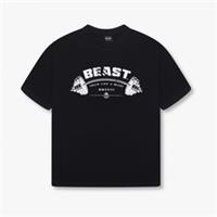 Beast Mens Barbell T-shirt Regular Fit Cotton - S Regular