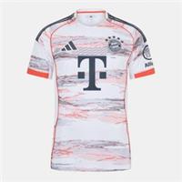 adidas Mens Bayern Munich Away Shirt 2025 2026 Adults Short Sleeve - S Regular