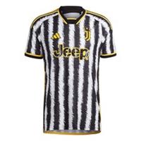 adidas Mens Juventus Authentic Home Shirt 2023 2024 Adults Short Sleeve - 2XL Regular