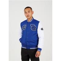 Brave Soul Mens Jacket Outerwear With Patches Varsity Collared 2 Pockets - M Regular