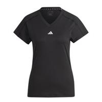 adidas Womens Aeroready Train Essentials T-shirt Short Sleeve V-neck - 8-10 Regular