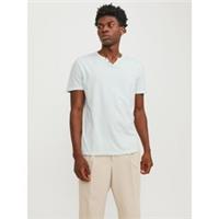 Jack & Jones Mens Split Neck T-shirt Regular Fit - S Regular