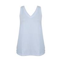 Slazenger Womens V Neck Vest Top Sleeveless Racerback V-neck Lightweight Cotton - 6 Regular