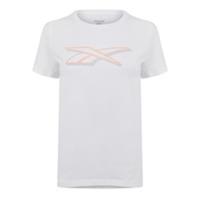 Reebok Womens Vector Graphic T Regular Fit T-shirt - 4-6 Regular