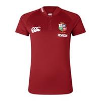 Canterbury Womens British And Irish Lions Polo Shirt Top 2025 Short Sleeve - 10 Regular