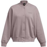 Under Armour Womens Fleece Varsity Jacket Outerwear Bomber Midweight - 12 Regular