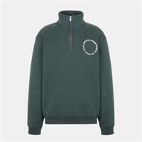 Jack Wills Mens Athletic 1/4 Zip Long Sleeve Cotton - S Regular