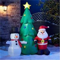 The Spirit Of Christmas Unisex 3 Piece 6.5 Feet Inflat 54 Xmas Scene