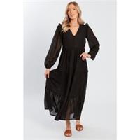 Violet Romance Womens Chifon Maxi Dress - 8 Regular