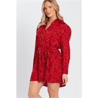 Wednesday Girls Womens Bltd Sht Dress Long Sleeve Shirt - 8 Regular