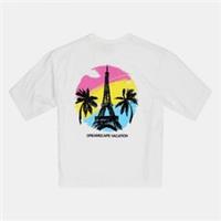 Rose London Mens Dreamscape T-shirt Short Sleeve Oversized Cotton - S Regular