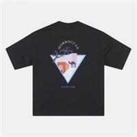 Rose London Mens Activity T-shirt Short Sleeve Oversized Cotton - S Regular