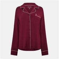 Jack Wills Womens Modal Sleep Set Long Sleeve Pyjama - 10 Regular