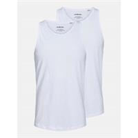 Jack & Jones Mens 2 Pack Tank Top Sleeveless Vest T-shirt - 2XL Regular
