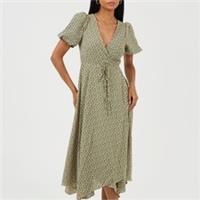 Brave Soul Womens Vfrnt Dress Wrap - 12 Regular