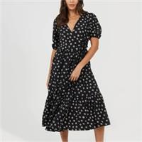 Brave Soul Womens V Neck Dress Wrap - 12 Regular