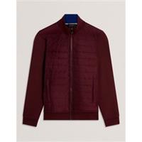 Ted Baker Mens Long Sleeve Quilted Hybrid Jacket Outerwear - S (2) Regular