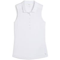 Puma Womens Pure 2.0 Sl Polo Shirt Top Short Sleeve Sports Training Fitness Gym - 10 Regular