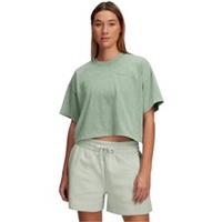 Under Armour Womens Hwt Wash Ss Regular Fit T-shirt - 8 Regular