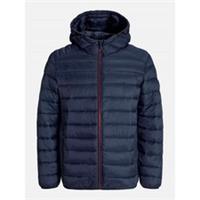 Jack & Jones Mens Hooded Puffer Medium Jacket Outerwear Lightweight - S Regular