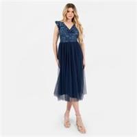 Maya Deluxe Womens De B Midi Dress Maxi - 10 Regular