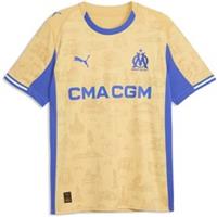 Puma Mens Olympique Marseille Fourth Shirt 25 26 Short Sleeve Round Neck - S Regular
