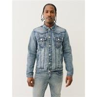 True Religion Mens Dem Jim Jacket Outerwear Denim - S Regular