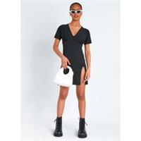 Missy Empire Womens Tea Dress With Split Short Sleeve Mini - 6 Regular