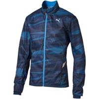 Puma Mens Graphic Woven Jacket Outerwear Sports Training Fitness Gym Performance - S Regular