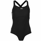 Slazenger Womens X Back Swim Suit Ladies One Piece Swimsuit Beachwear Swimwear - 16 (XL) Regular