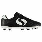 Sondico Mens Strike Firm Ground Football Boots Lace Up Padded Ankle Collar Studs