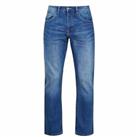 Lee Cooper Bootcut Jeans Mens Gents Pants Trousers Bottoms Lightweight Zip - 30W R Regular