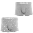 SoulCal Mens 2 Pack Modal Trunks Underwear - L Regular