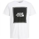 Jack and Jones Mens T Shirt Regular Fit Tee Top Short Sleeve Crew Neck Colour - M Regular