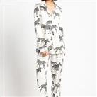 Chelsea Peers Womens Star Button Up Pyjama Set Sets Buttons - 12 Regular