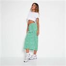 I Saw It First Womens Polka Dot Midi Skirt Maxi Skirts - 6 Regular