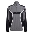 adidas Mens Training 1 4Z Sports Fitness Gym Performance Tracksuit Casual Top - S Regular