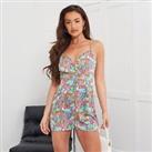 I Saw It First Womens V Neck Cami Playsuit Jumpsuit Jumpsuits - 6 Regular