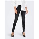 Only Womens Lida MW Jeans Trousers Bottoms Pants Skinny - 8 Regular