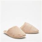 Be You Womens Fur Mocca Mule Slippers Mules