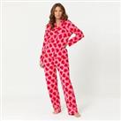 Studio Womens Floral Fnl Pyjamas Navy Gi Short Sleeve Pyjama Sets - 16-18 Regular