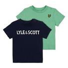 Lyle & Scott Kids Piece Short Sleeve T-Shirt Set Top and Sets Crew Neck