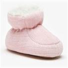 Be You Kids Fur Lined Booties Pink
