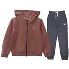 SoulCal Tracksuit Unisex Youngster Childrens Fleece Full Length Sleeve Cotton - 11-12 Yrs Regular