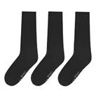Firetrap Mens 3 Pack Formal Socks Elasticated Cuffs - Mens 7-11 Regular