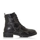 Dune London Womens Prentice Boot Heeled Ankle Boots Lace Up